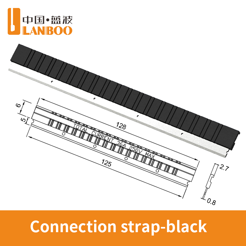 250V Max Connection Strap-Black