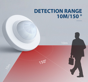 PIR cảm biến Dome Bìa chuyển động ống kính 10 mét cảm biến quang học ống kính Detector humanbody hồng ngoại Fresnel ống kính với IR receiver ống kính - Product Image 3
