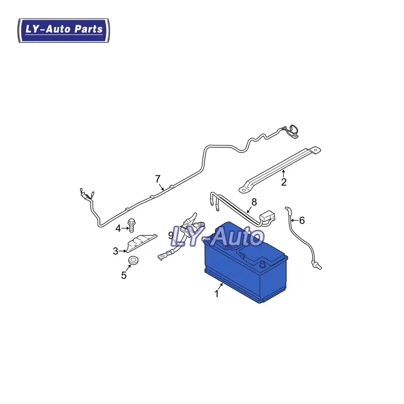 Per MERCEDES BENZ GLE W166 batteria 12V 95AH A001982828208 001982828208