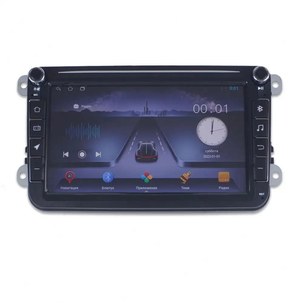 8 inç dokunmatik ekran evrensel araba monitör oyuncu otomatik android autoradio GPS multimedya stereo Video radyo araç Dvd oynatıcı oyuncu