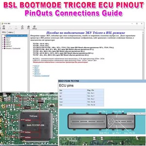 Ecu Connections <strong>Guide</strong> Ecu Pin Outs 3in1 Software Boot Ecu PinOuts Connection to Control Unit for Working with the Bench <strong>and</strong> Boot - Product Image 3