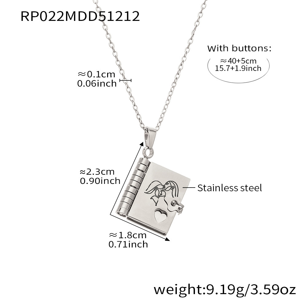 RP022 Collier couleur acier - Style sœur