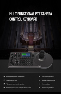 HOT Sales Tv Studio Equipment Broadcast Camera <strong>Controller</strong> 4D Usb Joystick IP Ptz <strong>Controller</strong> Joystick for SDI HD-MI Interface