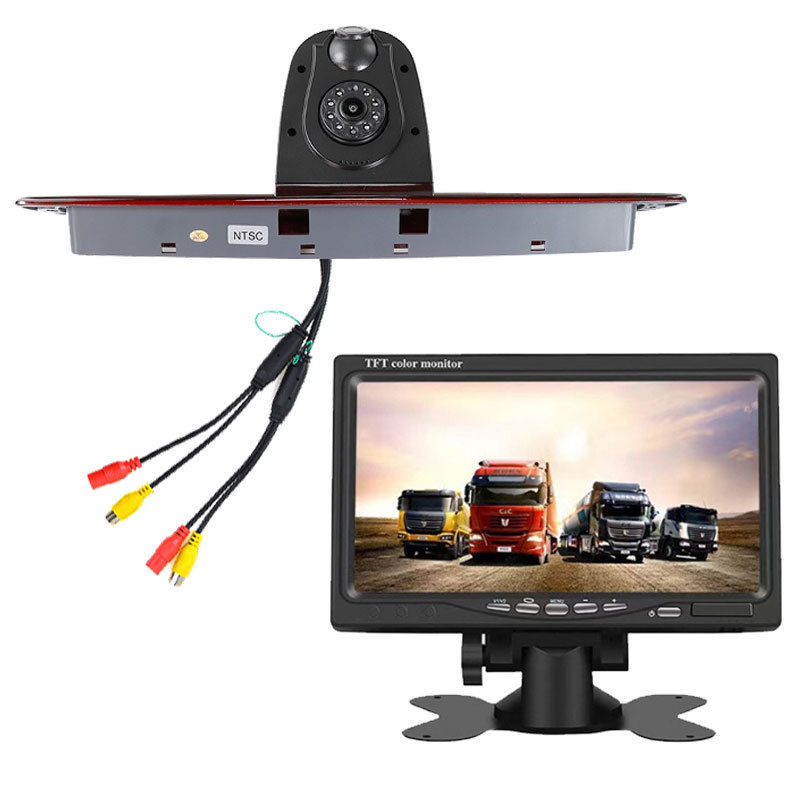 brake light camera+7-inch camera