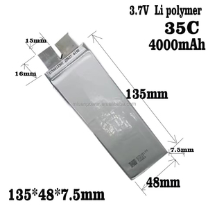 Yeni yüksek deşarj oranı 3.7V 7548135 35C 60C yedek Phantom 4 için 4000mAh uçuş pil hücresi gelişmiş Phantom 4 Pro - Product Image 2