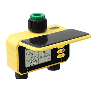 Energia solare impermeabile digitale irrigazione Timer acqua cortile giardino automatico bidirezionale valvola di controllo - Product Image 2