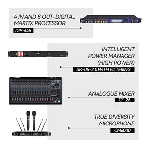 Sistema de Som Dual de 12 Polegadas CHORDIO TG-212P Sistema de Áudio Externo Alto-falantes Profissionais para Shows e Eventos - Product Image 4