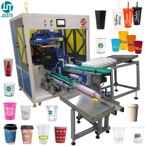 Screen Printer Auto Screen Printing Machine for Plastic Cup PP Cup Plastic Round Article Lipstick <strong>Container</strong> Object Plastic Pipe - Product Image 1