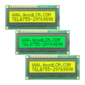 Modulo Display LCD personalizzato 16x2 caratteri schermo giallo HD44780 cob 16*2 STN monocromatico personaggio modulo LCD - Product Image 4