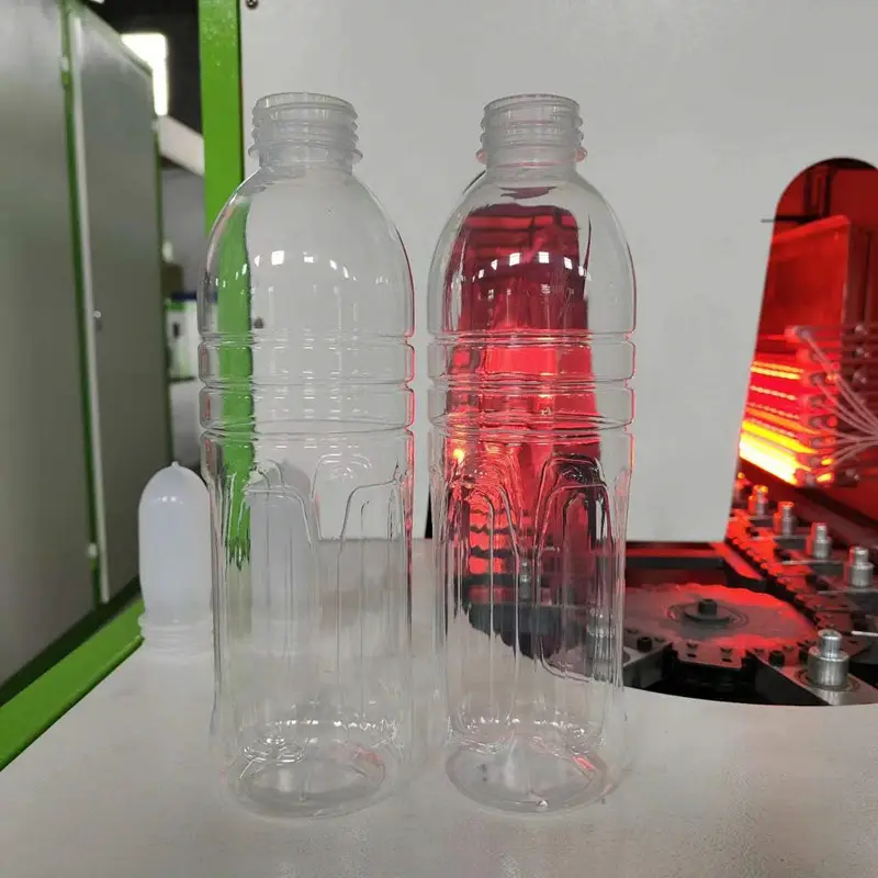 2 חלל חצי אוטומטי קטן פלסטיק חלב PP בקבוק נושבת מכונה תינוק האכלת בקבוק ביצוע מכונת