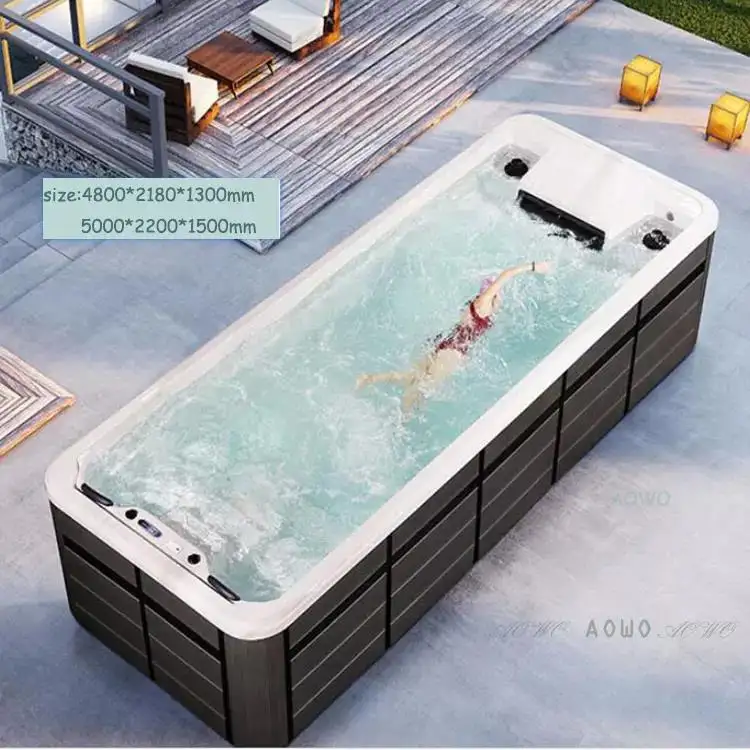 2022 nuove vasche da bagno moderne stile di Design Yacuzzi grande massaggio vasca idromassaggio Spa piscina all'aperto piscine infinite in vendita