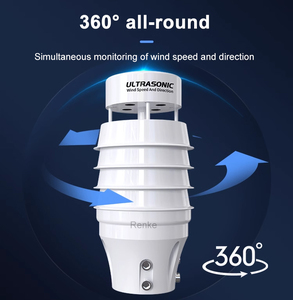 Mini Niedriger Preis Ultraschall Anemometer Wetters tation kleiner Wind geschwindigkeit richtungs sensor RS485 Ausgang - Product Image 4
