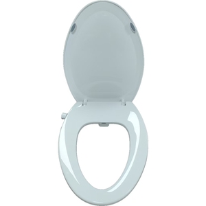 PP Kunststoff Toiletten sitz bezug für WC mit einem Knopf Schnell verschluss Funktion Toiletten deckel - Product Image 1