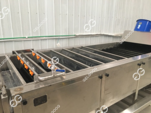 自动输送机送料连续刷气泡清洗分选果蔬清洗干燥机 - Product Image 5