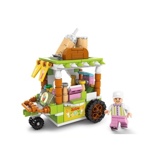Nanoblocks DIY yapı taşları oyuncak çocuklar için 5 ila 7 yıl çocuk küçük parçacık sokak dükkanlar arabası serisi modeli oyuncak - Product Image 4