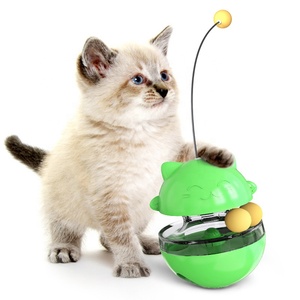 แมวแบบโต้ตอบและแมวรักษาบอลของเล่นแก้วน้ําแบบโต้ตอบบอลแมวปริศนา Feeder - Product Image 2