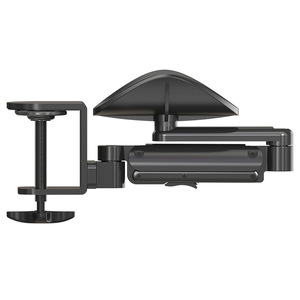 ארגונומיה V-mounts גובה התאמת 360 סיבוב אלומיניום מבנה חסון מחשב