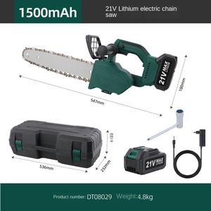 21V şarj edilebilir DIY lityum pil el testere elektrikli zincir budama günlüğü testere ev kullanımı için özelleştirilebilir sınır ötesi - Product Image 5