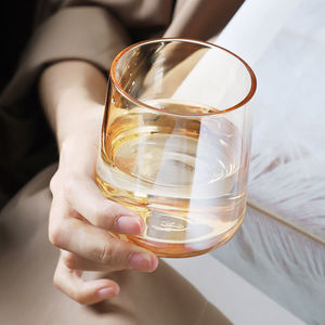 简约七彩水杯酒店民俗七彩饮料杯高美250毫升酒杯 - Product Image 4