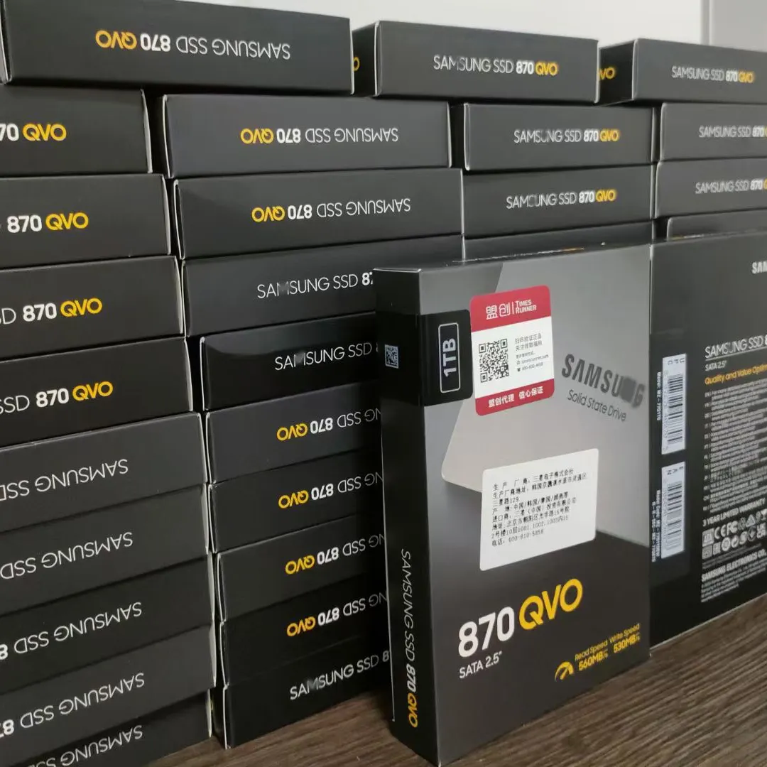 แบรนด์เดิม 870 evo SSD 870 qvo 1T 2T 4T 8T 2.5 SATA SSD ฮาร์ดไดรฟ์แข็ง