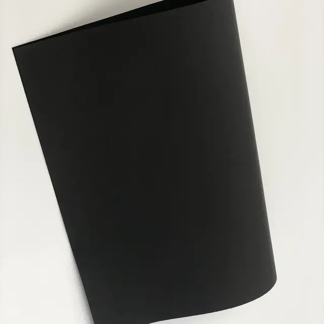 120g einseitig beschichtetes schwarzes Touch-Papier Samt papier