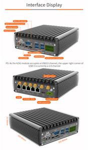 Jetson Orin NX Mini PC Ai Box Edge per la programmazione di automazione industriale di piccole schede di conversione del segnale Fanless moduli - Product Image 6
