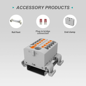 UTL Contatct JUT15産業用配電端子ブロック11P入力6mm出力2.5mmワイヤーコネクタ用 - Product Image 3