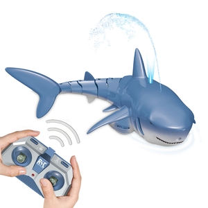 2.4G Spray Water Pool Electric Toy Rc Remote Control Robot <strong>Shark</strong> for Kids