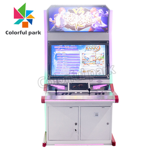 Renkli parkı arcade oyun makinesi kart paymnt pandoras kutusu jetonlu oyunlar