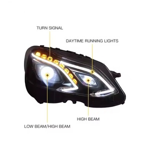 Merced/es-ben/z E Class W212 2013-2016 LED far takımı E180 E200 E260L ön ışık yükseltme C sınıfı için 6000k renk - Product Image 4