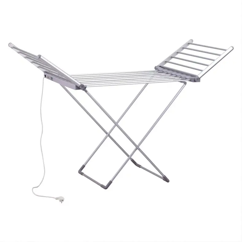 Secador de roupa elétrico interior Rack Stand Dobrável Aquecido Vestuário Airers Lavanderia Meia Secagem Racks Cloth Hanger Airer