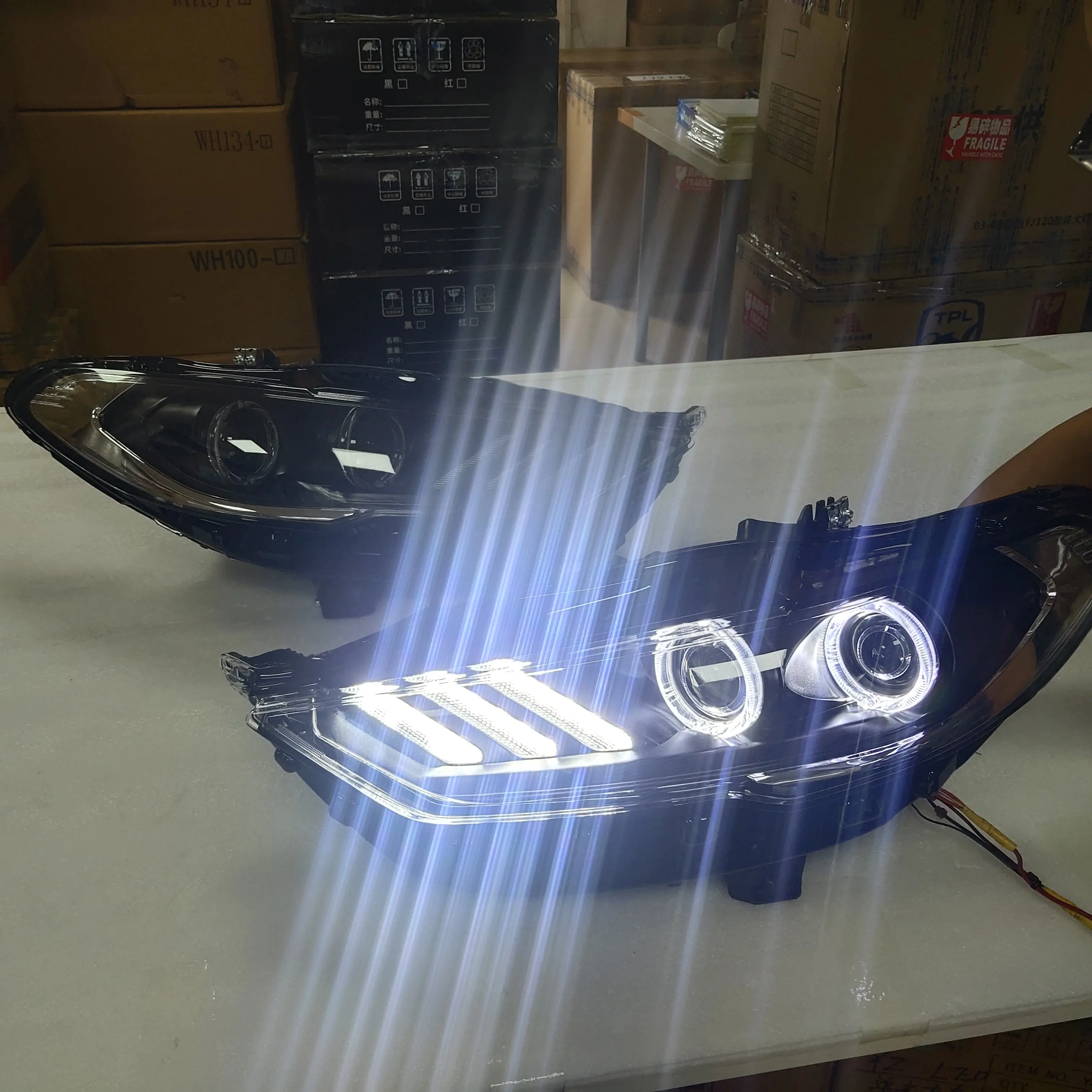 MondeoLEDヘッドランプ用LEDライトFORD Fusion Titanium2017JCムービングLEDチューニングライト用