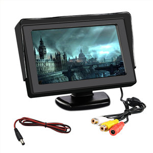 Monitor per auto Hd schermo da 4.3 pollici Tft Lcd Display digitale bidirezionale ingresso parasole Monitor per telecamera di retromarcia Video sistema di parcheggio - Product Image 4