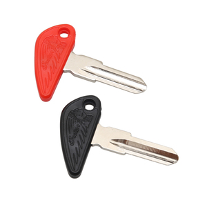 Hint motosiklet için acil siyah anahtar boş Transponder anahtar kabuk kesilmemiş yedek motosiklet anahtarı - Product Image 3