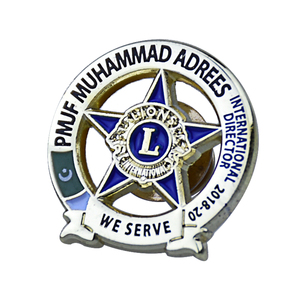 Quà Tặng Thủ Công Kim Loại Huy Hiệu Quốc Tế Câu Lạc Bộ Sư Tử Tùy Chỉnh Bằng Hợp Kim Kẽm Ghim Ve Áo Câu Lạc Bộ Sư Tử - Product Image 1