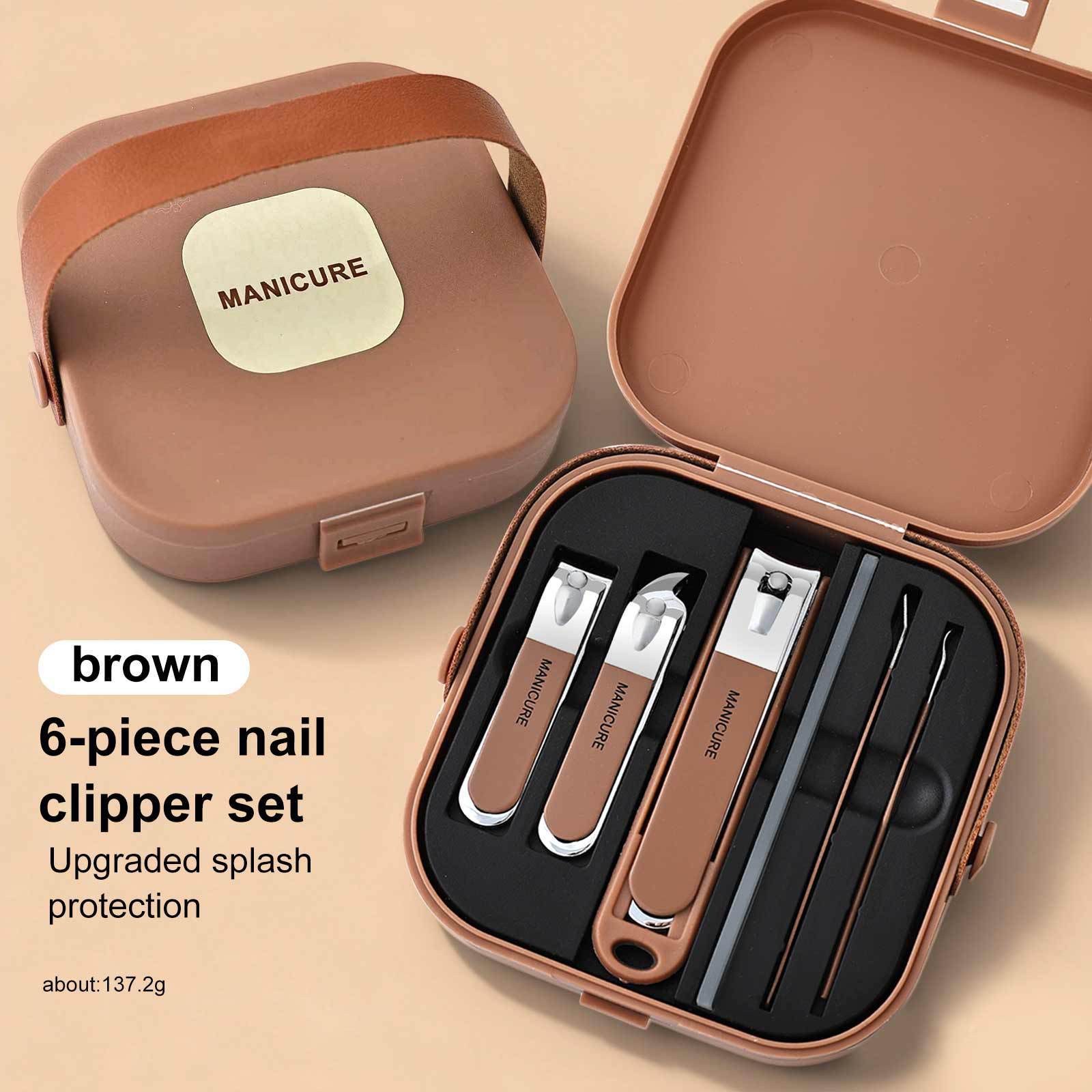 6pcs/set brown