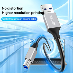 USB 3.0 saf bakır adaptör kablosu a erkek USB-B kare arayüz 2m uzunluk yazıcı cep telefonu kamera veri iletimi için - Product Image 2