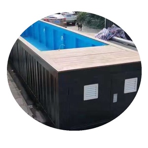 地面上的Frp游泳池40英尺二手预制20英尺木材户外新20Gp低成本小型Vn冷藏箱集装箱池 - Product Image 1