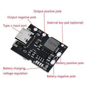 Módulo integrado de carga-descarga de alta precisión 5V 2A/5V 3.1A Entrada tipo C Compatible con batería de litio de 4,2 V - Product Image 4