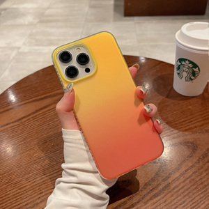 เคสฝาหลัง PC เนื้อนิ่มกันกระแทกหลากสีไล่ระดับสีสำหรับ iPhone 15 14 Plus 13 12 11 Pro Max เคสโทรศัพท์มือถือสีนีออน - Product Image 6