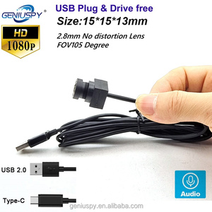 FOV 105Degree No Distortion UVC OTG Miniature Size 15*15mm 2MP Low Power <strong>Smallest</strong> Security Mini Usb Camera for Equipment Use - Product Image 2