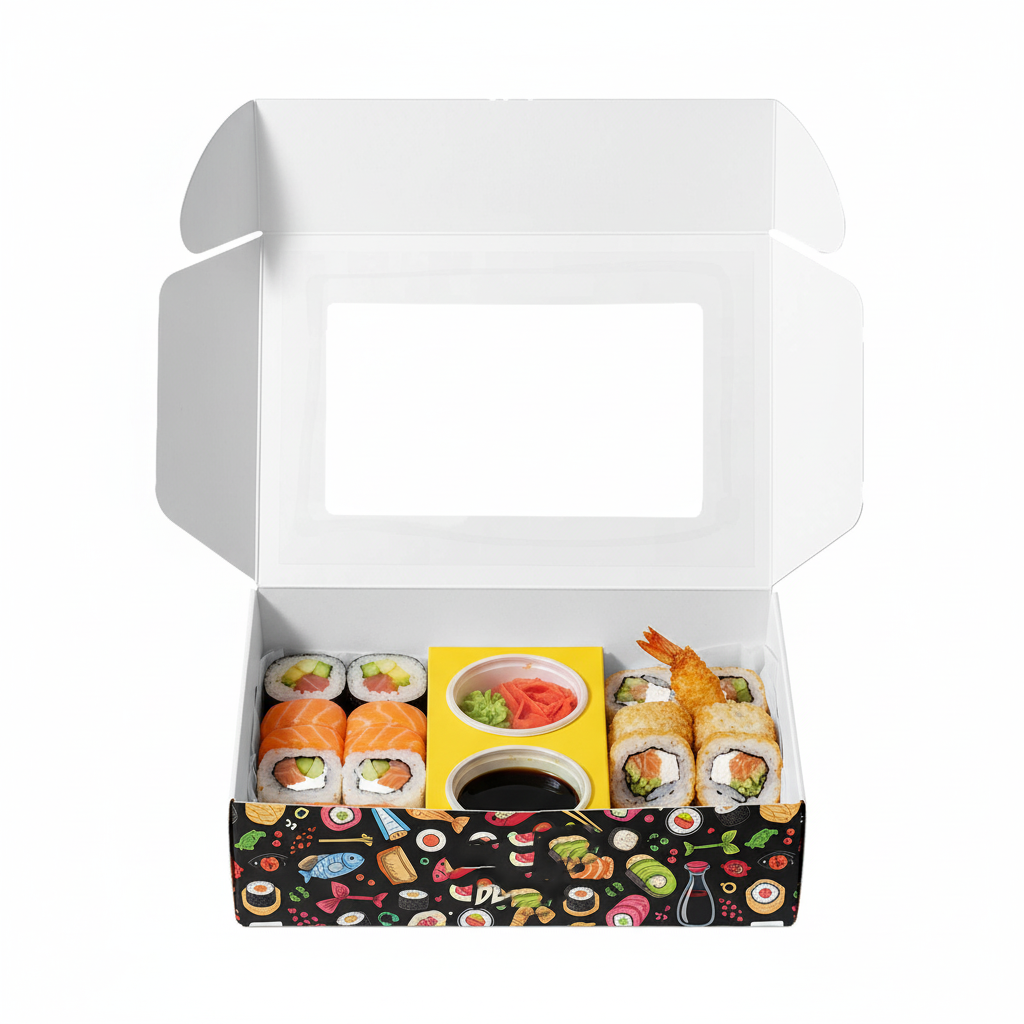 Customized Takeaway Box With Lid