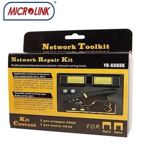 Herramientas profesionales de cableado de red de telecomunicaciones, Kit de herramientas de reparación - Product Image 5