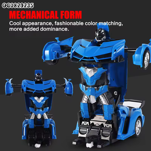 2-Way oyna dönüşüm Robot araba uzaktan kumanda 360 derece rotasyon serin LED ışık Metal ve plastik RC araba için Boys - Product Image 6