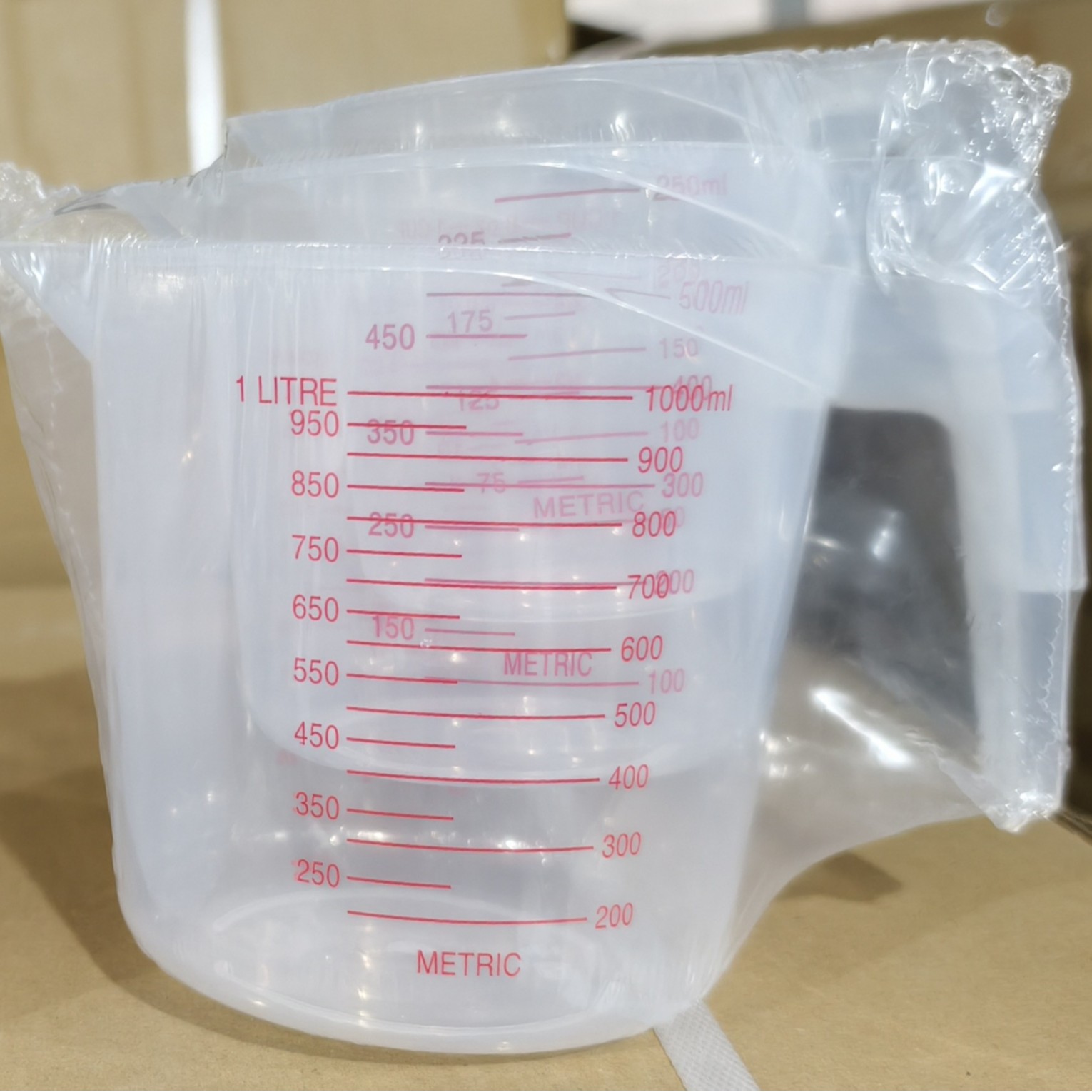 Juego de 3 piezas termorretráctil de 250 ml, 500 ml y 1000 ml.