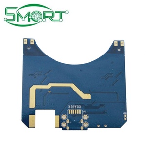 Smart Electronics Board thickness 0.4mm, 4-<strong>layer</strong> blue oil sinking <strong>gold</strong> thin plate <strong>PCB</strong> - Product Image 2