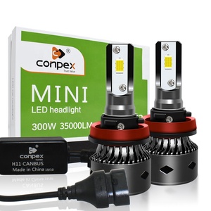 Conpex küresel ajan işe H11 H7 9005 9006 fan 76W 8000lm M2 led far lambaları ile led araba far - Product Image 1