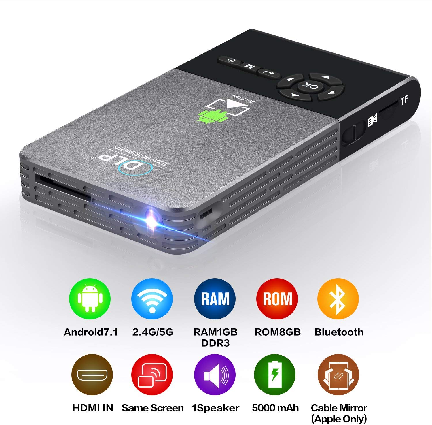 pocket projector mobiles phone mini android smart projector 1080p