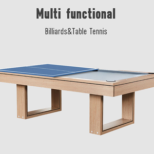 Bán Buôn Tiêu Chuẩn MDF 3 Trong 1 Thiết Kế Gấp Bảng Hồ Bơi Với Phụ Kiện Miễn Phí 9 Bóng Bàn Hồ Bơi Snooker Bảng Hồ Bơi Bảng 9ft - Product Image 2