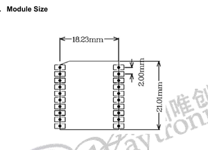 WT2605B03 MP3 Audio <strong>Bluetooth</strong> Module Support Dual-mode <strong>Bluetooth</strong> Function UART Serial Port Control